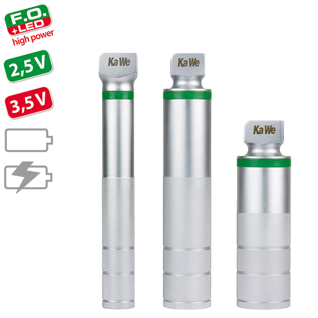 F.O. LED hp battery/charging handles, 2.5 V / 3.5V